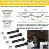 9/16"-18 X 3 Long Trailer Leaf Spring Shackle Bolts (Grade