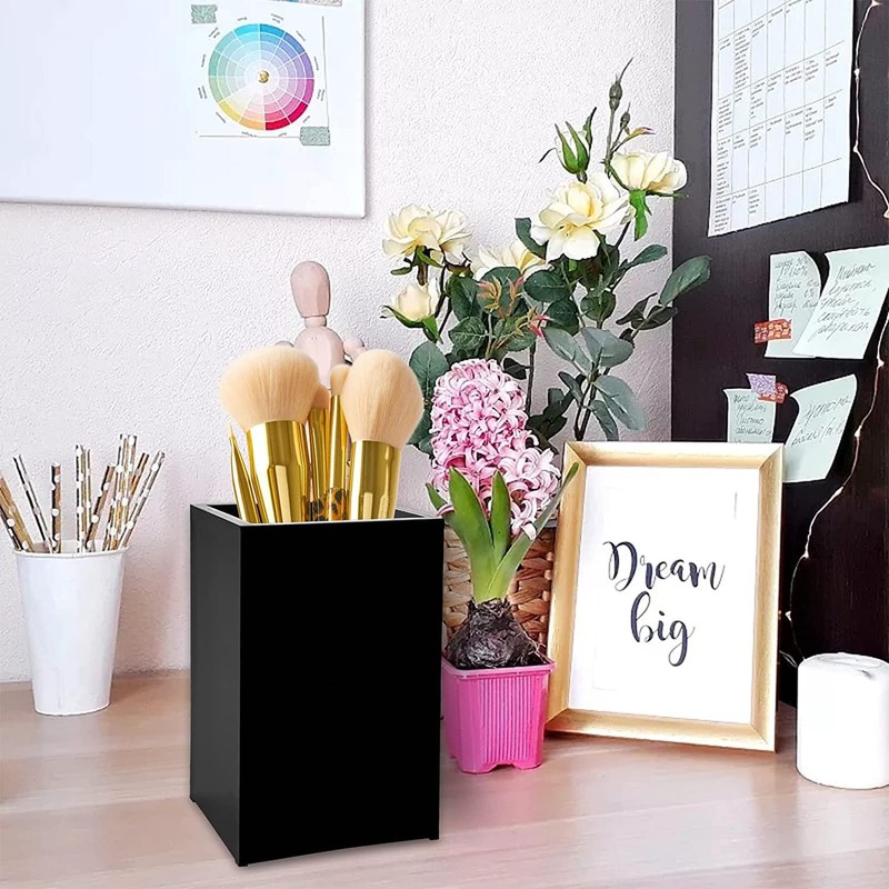 BLITZ SAT-USA Black Acrylic Pen Holder (2 PCS) - Pen
