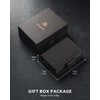 VULKIT Credit Card Holders for Men RFID Blocking Double Pop
