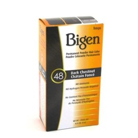 Bigen Powder Hair Color #48 Dark Chestnut 0.21oz (2 Pack)