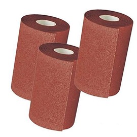 3 x 5m x 115mm(4 1/2") Decorators Sand Paper Sandpaper Rolls Assorted Mixed Grit Grade