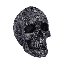 Nemesis Now Baphomet's Worship Skull, Grey, 19.5cm