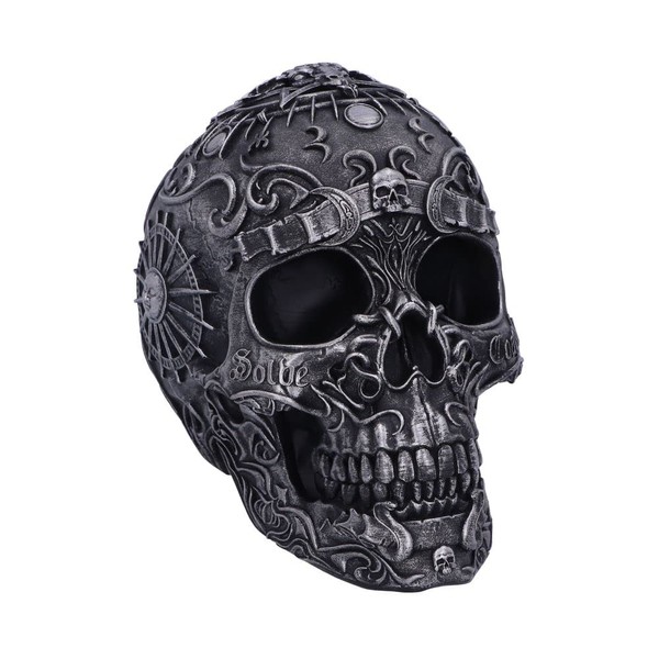 Nemesis Now Baphomet's Worship Skull, Grey, 19.5cm