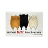 CafePress Nothing Butt Pomeranians Rectangle Magnet, 3"x2" Refrigerator Magnet