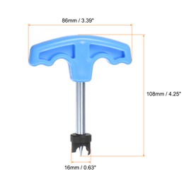 HARFINGTON Hole Punch Automatic Irrigation 16mm Pe Tube Hole Opener Multipurpose Automatic Irrigation Watering Pipe Punch Tool Drip Irrigation Parts for Lawn Garden Watering, Blue