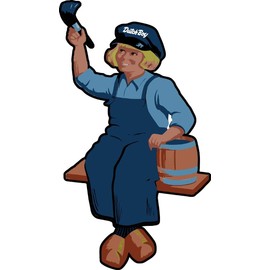 American Collectibles Dutch Boy Paint Plasma Cut Metal Sign
