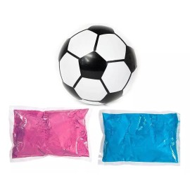 JOLLY BAMBY Gender Reveal Pelota Futbol Reveladora Genero Polvo Holi