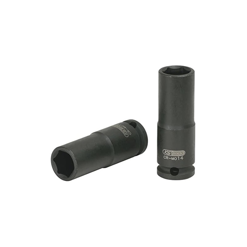 KS Tools 515.1827 Hexagon impact socket, deep, 1", 27mm