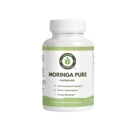 Moringa Powder Capsules - 800mg of Pure Nutrient-Rich Moringa Powder - A Natural Green Antioxidant Superfood - Rich in Essential Vitamins & Amino Acids for Overall Wellness