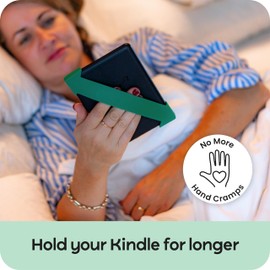 Strapsicle Hand Strap for Kindle (Pack of 2) - Holder for Kindle Basic 2022 & Gen 4-11 - E-Reader Case Compatible with Kindle Paperwhite 10th Gen & Some Kobo E-Readers - Kindle Accessories & Gift