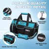 DURATECH 18-Inch Large Tool Bag w/Waterproof Hard Bottom Heavy Duty