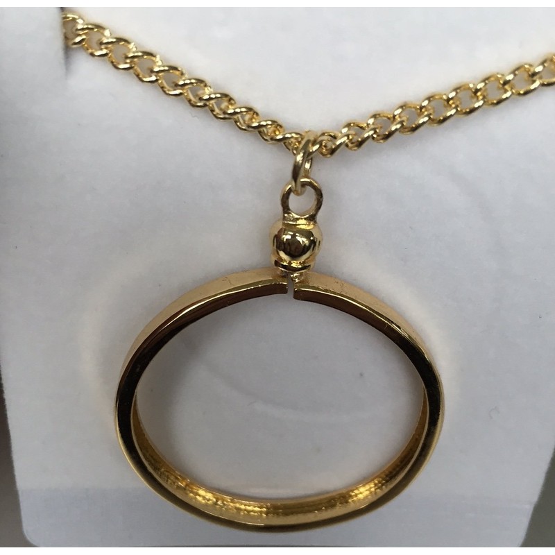 Wendell's Fit AA NA Medallion Sobriety Chip Holder 22" Necklace