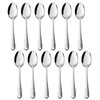E-far 12-Piece Small Coffee Spoons, 6-Inch Stainless Steel Mini Espresso