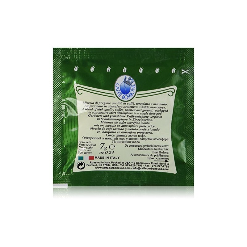 Caffe Borbone ESE Coffee Pods, Miscela Verde/DEK (150 Pods)
