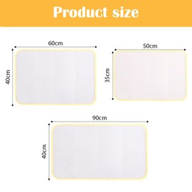 COYUN 3 Pieces Mesh Ironing Cushion Protective Bar Cloth Protects Sensitive Fabrics Mesh Fabric Ironing Cloth Ironing Pad Heat Resistant Ironing Blanket up to 200°C Suitable for Steam Irons (3 Sizes)