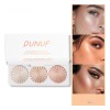 Dunuf Paleta De Iluminador: Iluminante Y A Prueba De Agua.