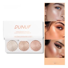 Dunuf Paleta De Iluminador: Iluminante Y A Prueba De Agua.