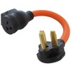 AC WORKS 30A 250V 3-Prong 6-30P Plug to 6-15/20 20A