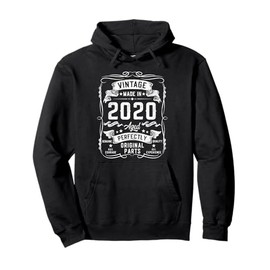 5th Birthday Gifts Boys Girls 5yr 5 Year Old Vintage 2020 Pullover Hoodie