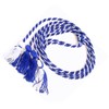 HEPNA Handmade 2PCS Graduation Honor Cords,Blue White and Blue White