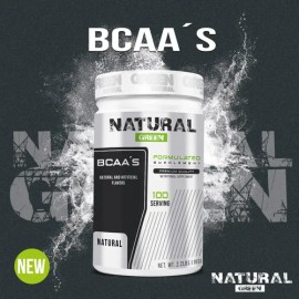 Aminoácidos Bcaas Natural Green 1kg Varios Sabores 100 Servs                                                                                          
