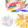 sourcing map Ceramic Mosaic Tile, About 200g Teardrop Leaf Tile