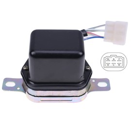 YIHETOP 12V Voltage Regulator 026000-2121 70000-65398 Compatible with Denso Kubota L245 L295 L345 M4030 M5030 M5950 M6950 M7030 M7950 Ford 1510 1910 2110