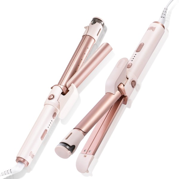 QUICO 2-in-1 Hair Straightener and Curler, Valentines Day Gifts, 1" Ceramic Hot Tool for Thick Hair, Curling Iron for Hair Styling with Negative Ions & Steam, 4-Temp Modes, Fast Heating & Auto-Off