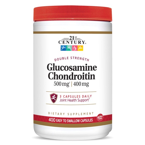 21st Century Glucosamine Chondroitin 500/400mg - Double Strength, cp 400 Count