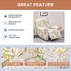 Eco-Ancheng Recliner Chair Covers 4-Pieces Recliner Covers for Recliner Chair