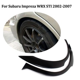 MCARCAR KIT Wide Wheel Arch fits Subaru Impreza WRX STI 2002-2007 Customized Rear Side Flare Apron Moldings Fender Trims