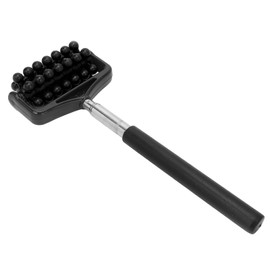 Telescopic Back Massager, Massage Roller, Men Women Massage Roller Stick Manual Massager for Massage and Relaxation, Relieves Body Muscle Fatigue and Pain (Black)