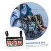 Gatuida Walker Side Bag for Wheelchair Lightweight Oxford Cloth Organizer