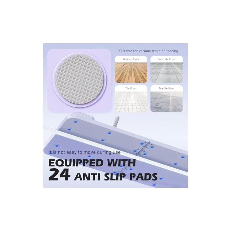 Tabla Abdominal Multifuncional,Rodillos Abdominales Plegables,con Bandas Elásticas 38 lbs en