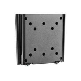 goobay 74414 Flat Universal TV Wall Mount for Monitor Max. 30 kg / 18 mm Wall Distance / 13-27 Inch Monitors / up to VESA 100 x 100 mm / Suitable for Motorhomes / Wall Mount Televisions