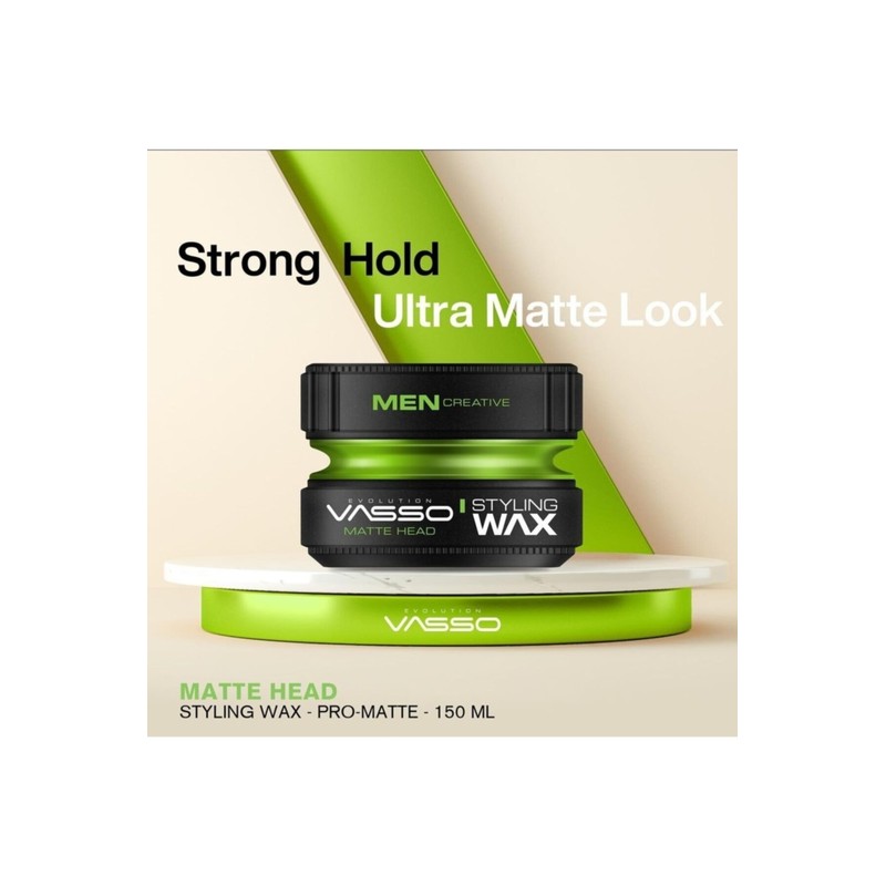 VASSO ® MATTE HEAD HAIR WAX - Dry Surfer Matte