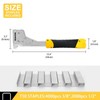 YEAHOME Heavy Duty Hammer Tacker with 6000 T50 Staples of