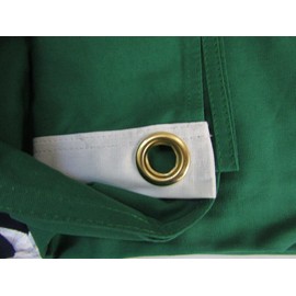 AES 3X5 Embroidered Sewn Green Mountain Boys 100% Cotton 3'x5' Flag Brass Grommets Fade Resistant Double Stitched Premium Penant House Banner Grommets
