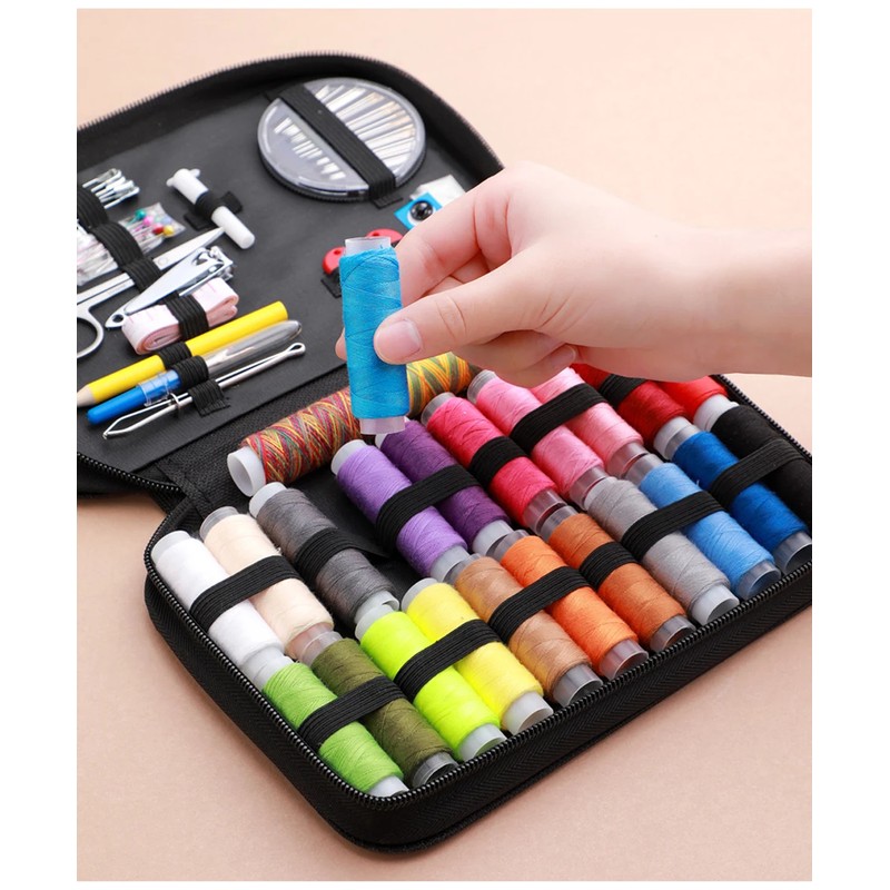Complete Sewing Kit for Home Repairs – Portable Thread, Needle