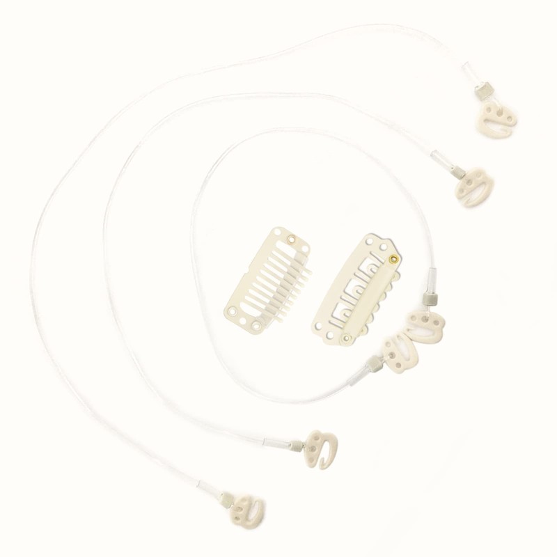 DOORES Blonde Wire for Hair Extensions 8pcs 18.5cm 24.5cm 30cm