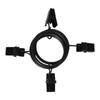 AMZSEVEN 90 Pack Curtain Rings with Clips, Drapery Clips with
