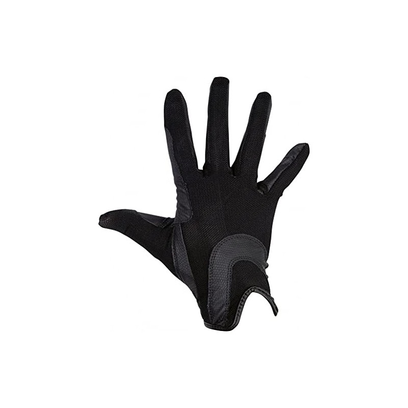 HKM Grip Mesh Riding Gloves 9100 Black M