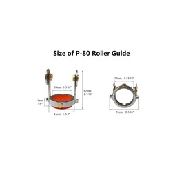 RIVERWELD P-80 Plasma Cutter Roller Guide Wheel Spacer Circle Compass Stand Off One Screw Positioning Fit Pilot Arc Starting