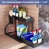 2-Tier Under Sink Organizer for Kitchen & Bathroom – Stainless