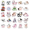100 Pcs Cow Stickers for Laptop Water Bottles,Bicycle,Skateboard,Computer,Cow Animal Cute