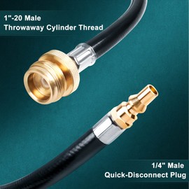 GASPRO 15FT Quick Connect Propane Hose for RV to Grill