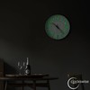 Clockswise 12-in Glow-in-the-Dark Decorative Wall Clock, Non-Ticking Battery Powered -
