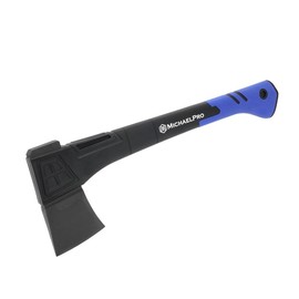 MichaelPro Splitting Axe with Weather-Resistant and Shock Absorbing Fiberglass Handle, Capable of One-Strike Splits (18-Inch Splitting Axe)