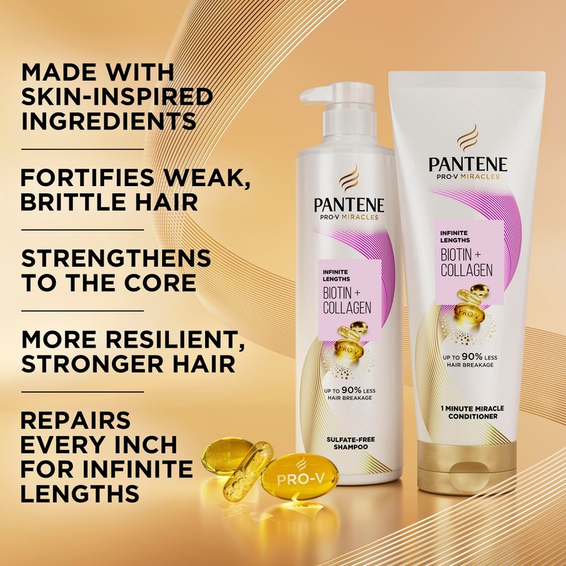 Pantene Pro-V Miracles Infinite Lengths Biotin + Collagen 1 Minute