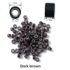 1000 Silicone Micro Link Rings 5mm Lined Beads Deadlocks for
